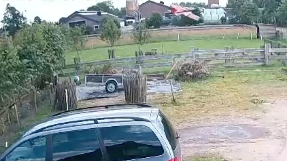 Vliegtuigcrash in Ederveen op bewakingsbeeld vastgelegd