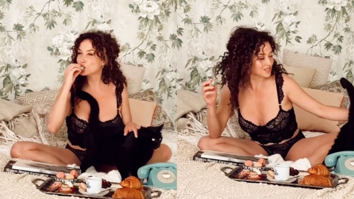 Katja Schuurman speelt met poes en lanceert eigen Pavo Couture lingeriecollectie