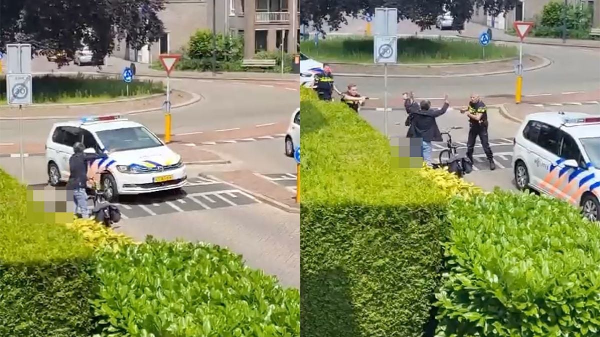 Beelden opgedoken van man die zijn dochter heeft neergestoken op straat in Uden