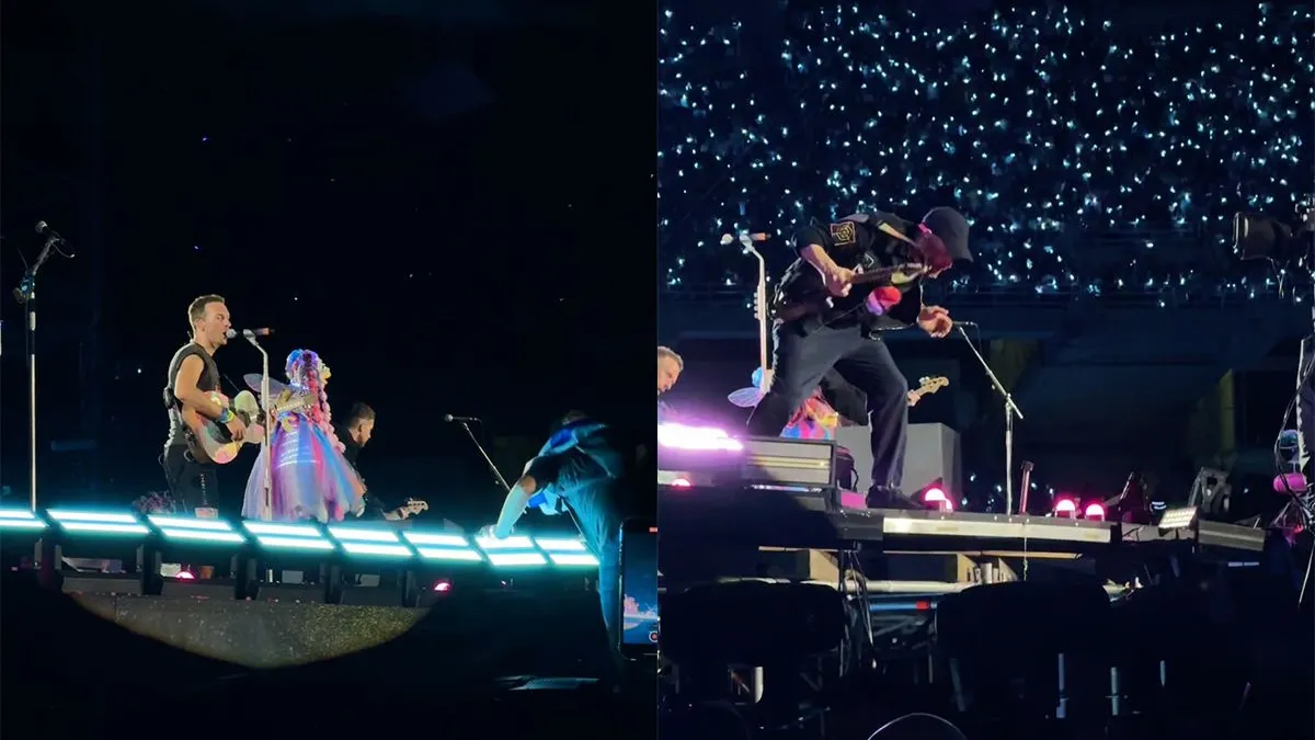 thumb vk chris martin van coldplay legt concert stil omdat man op podium klimt en valt