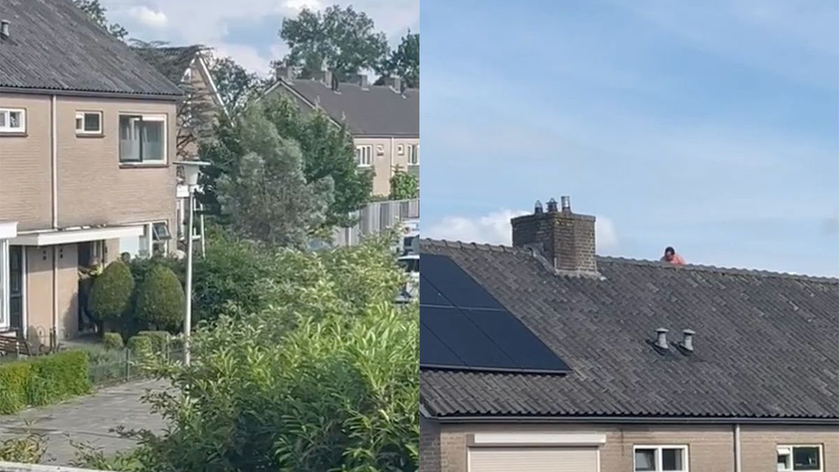 Man in Tubbergen heeft geen zin in de politie en gaat het dak op