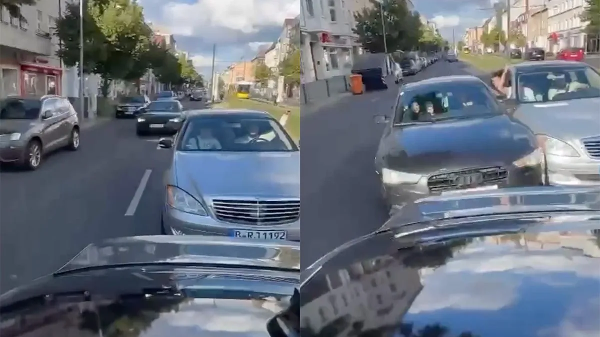 thumb vk virale video laat zeer gevaarlijke straatrace zien op klaarlichte dag in berlijn