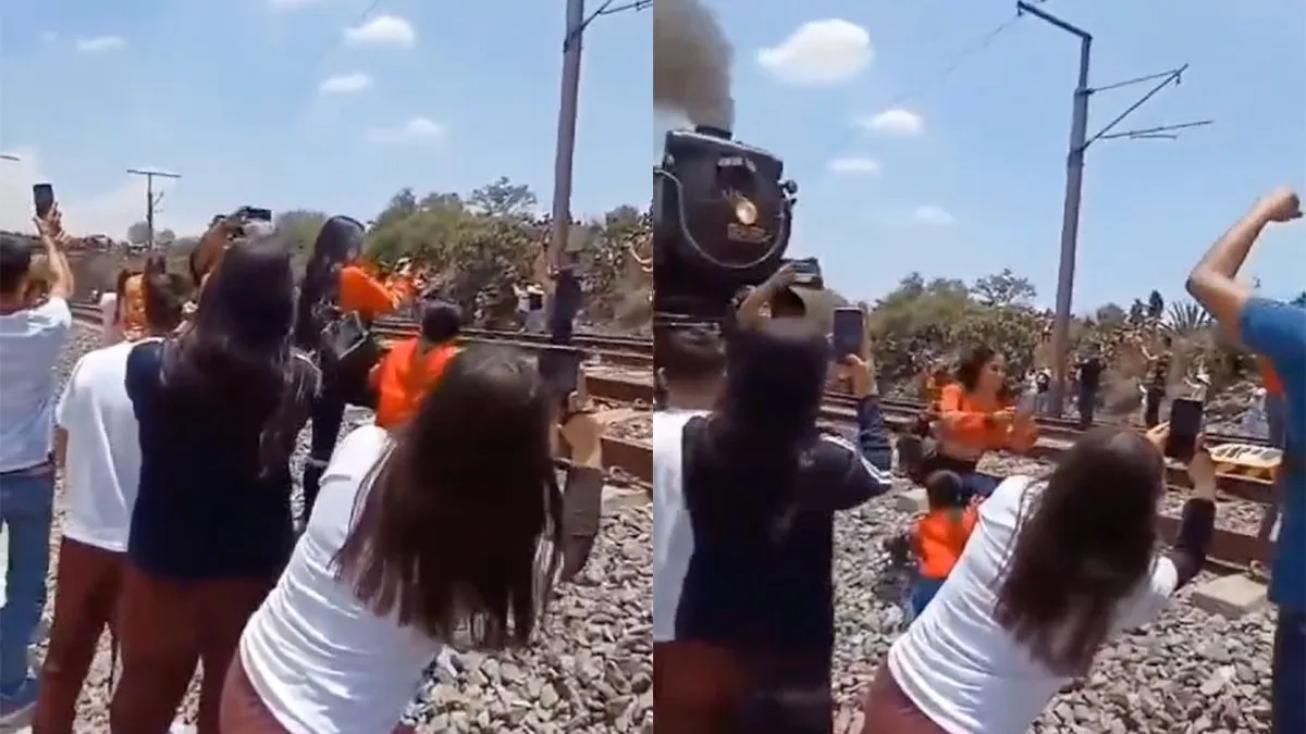 thumb vk vrouw in mexico wil selfie maken met trein wordt geraakt en kan niet navertellen