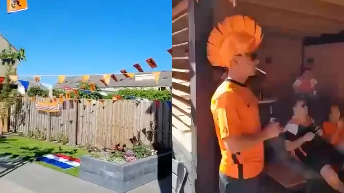 thumb vk zo de tuin is helemaal klaar om naar het nederlands elftal te kijken