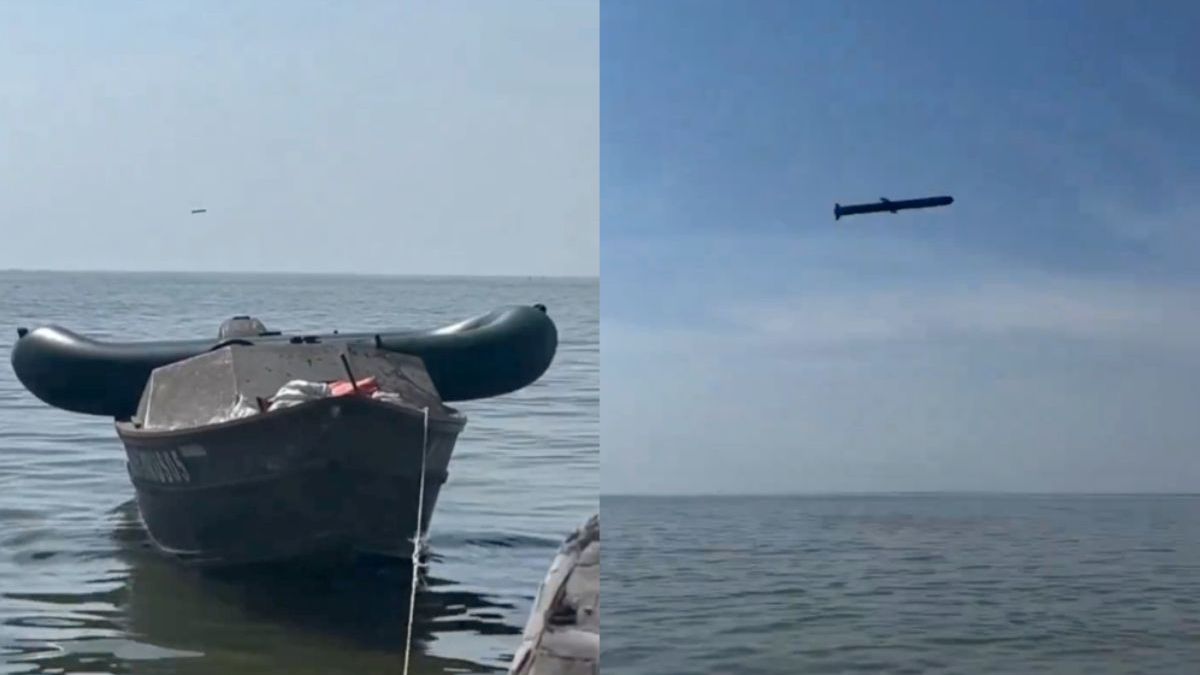 Twee Russische raketten scheren over vissersboot op weg naar Oekraïne