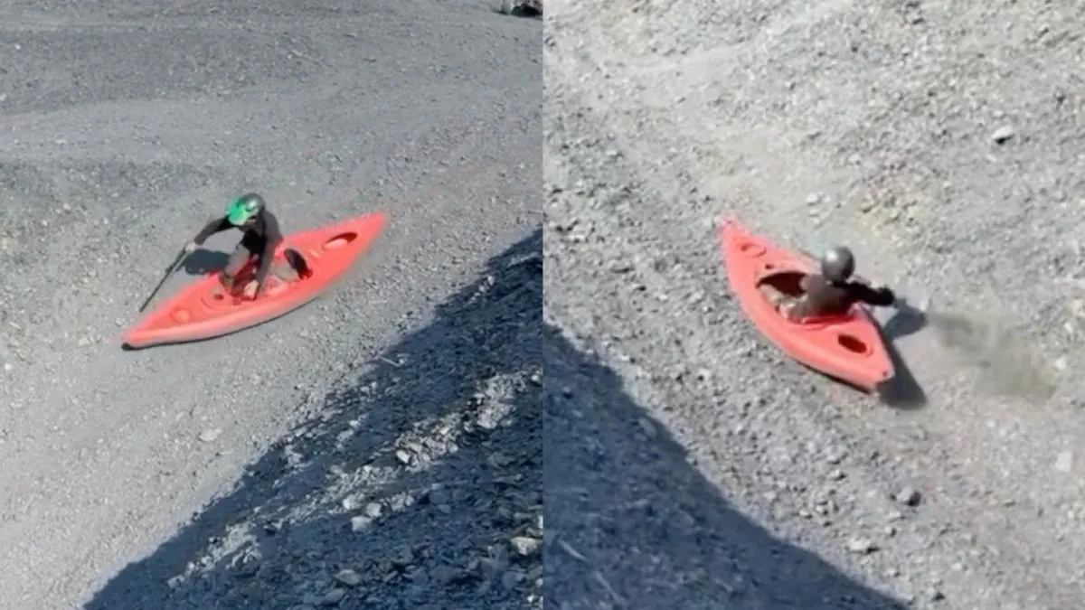 thumb kayak waterless