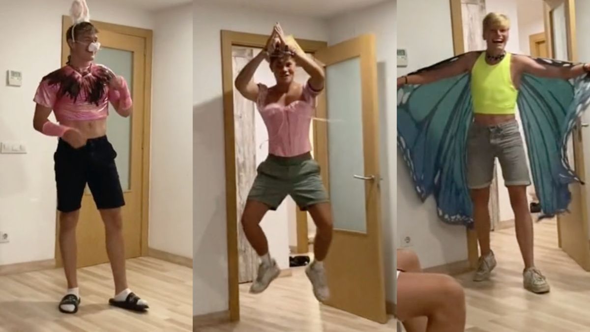 Laatste avond in Lloret de Mar extra bijzonder gemaakt door voor elkaar gekozen outfits