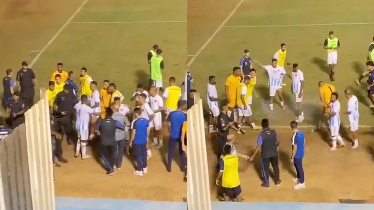 thumb vk bizar braziliaanse agent schiet doelman in zijn been na uit de hand gelopen wedstrijd