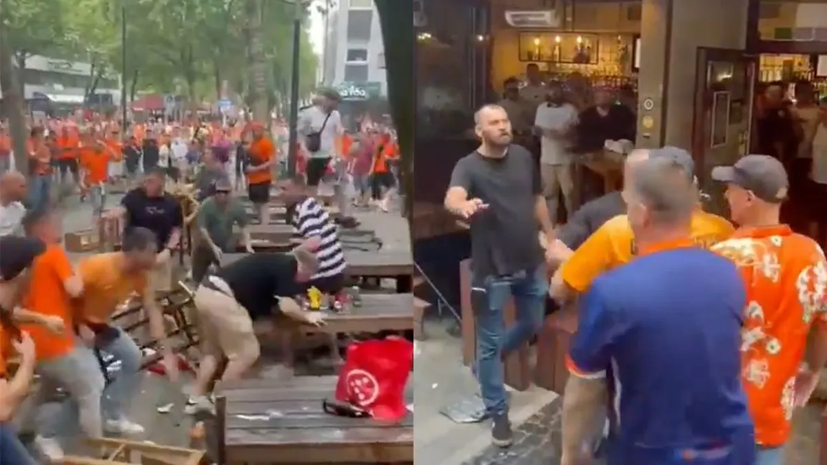 thumb vk niet alleen mooie beelden uit dortmund nederlanders vallen pub met engelsen aan