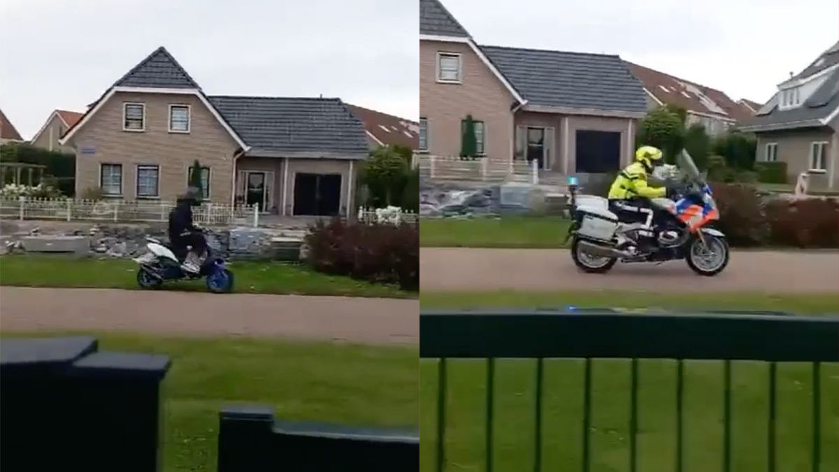 Scooterrijder heeft echt geen zin om met Oom Agent te praten