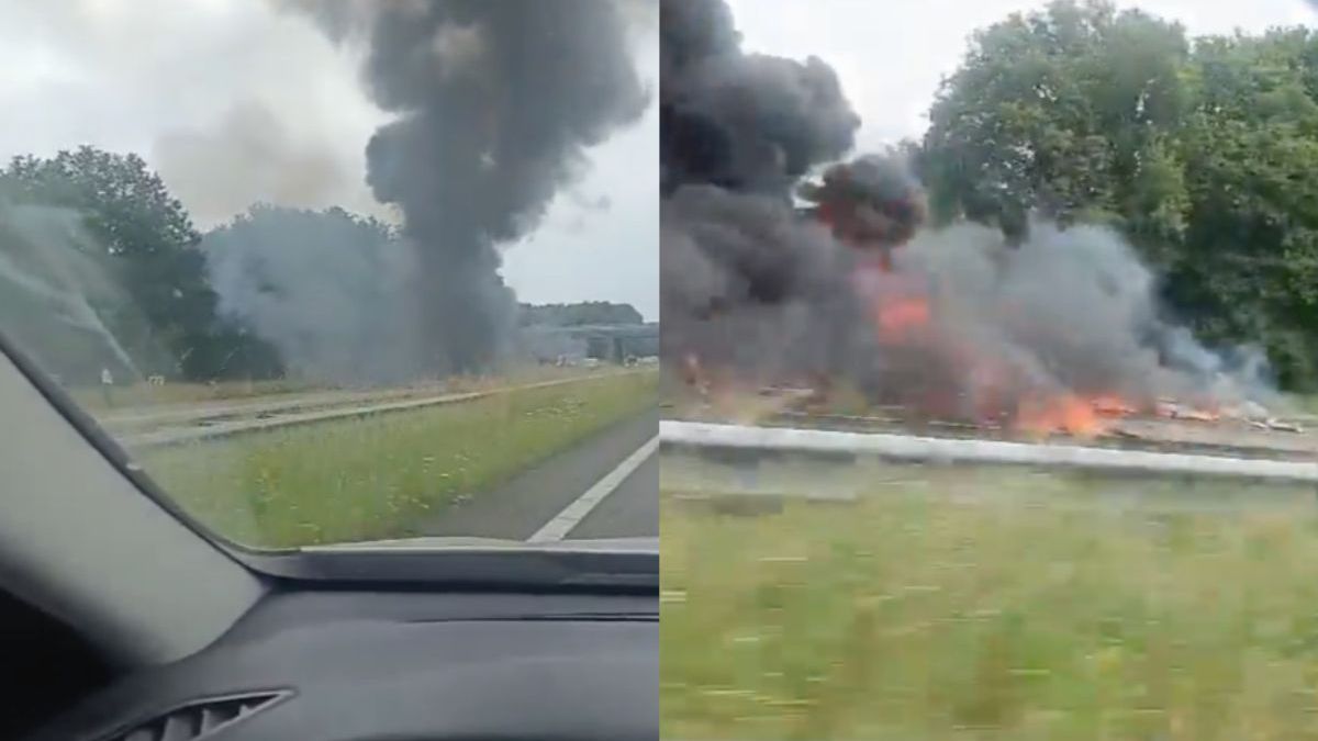 Vliegtuigje neergestort op A58 bij Sint Willebrord, piloot overleden