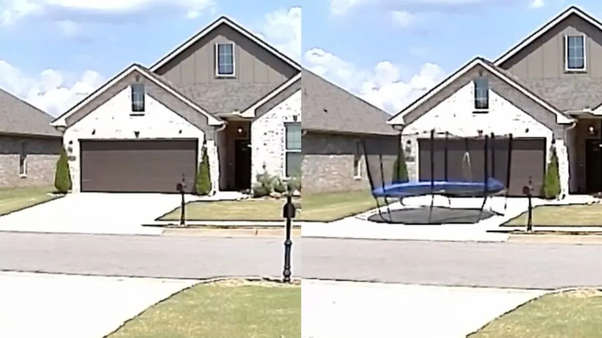 thumb free trampoline
