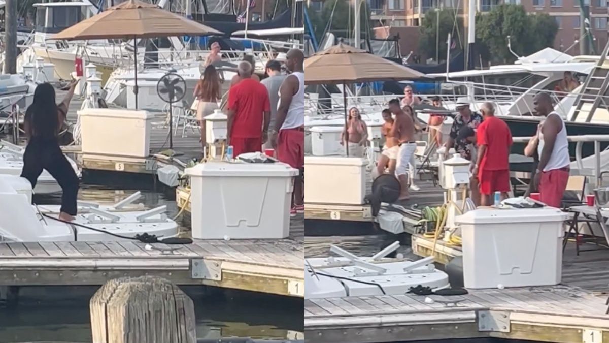 Niet alles koek en ei onder de dames in de haven van New Jersey