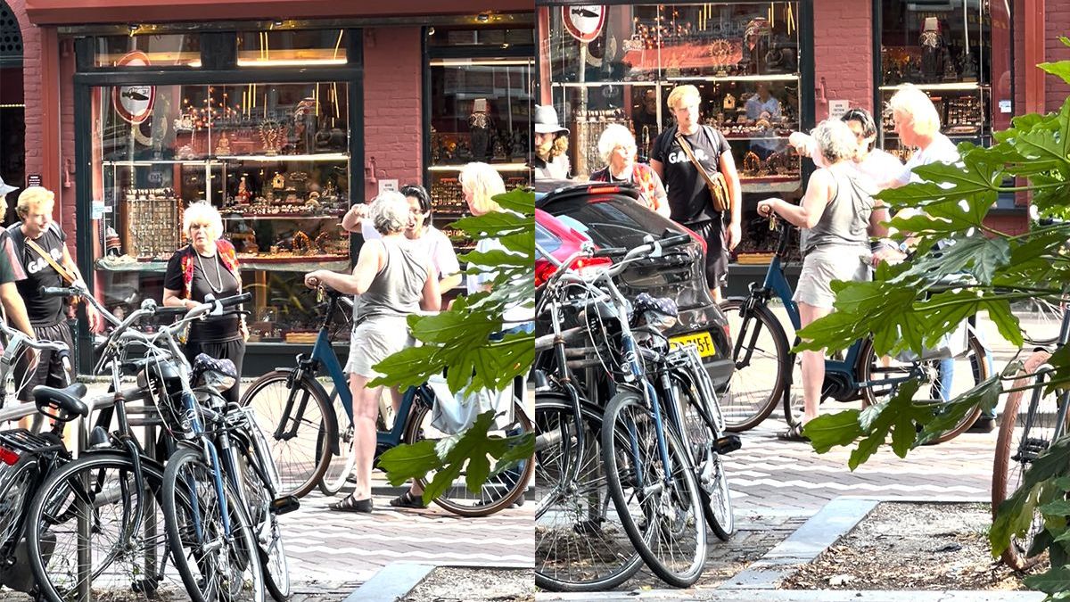 Altijd gezellig in Amsterdam: Man scheldt oudere vrouw uit