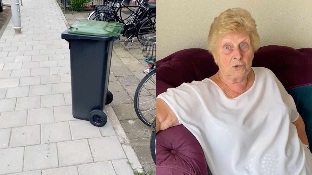 Amsterdamse oma steekt niet onder stoelen of banken wat ze van haar nieuwe compostbak vindt