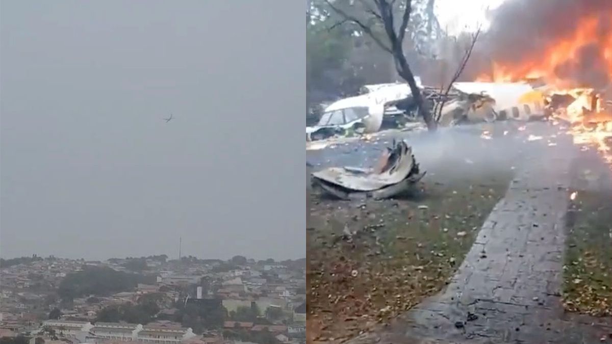 Bizarre beelden van aftermath vliegramp in Brazilie gaan rond op social media