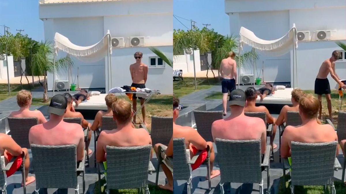 Deze vrolijke vrienden interpreteren ‘rust zacht’ een beetje anders op Zakynthos