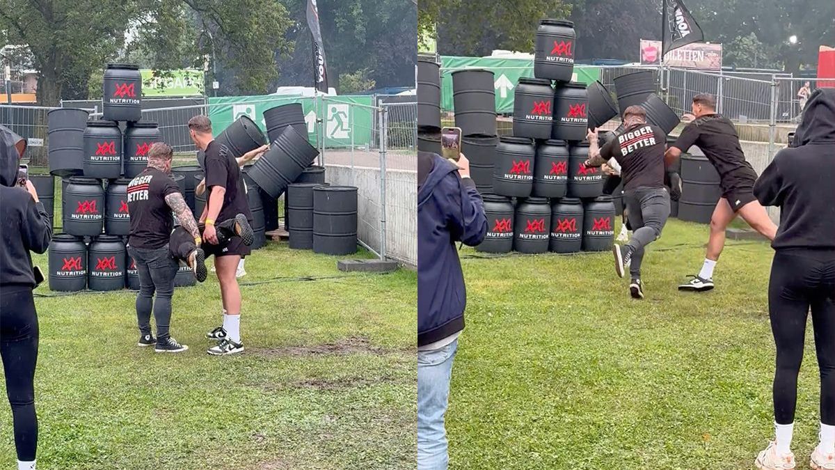 Het verbod op dwergwerpen is kennelijk weer opgeheven: feest voor de werpers