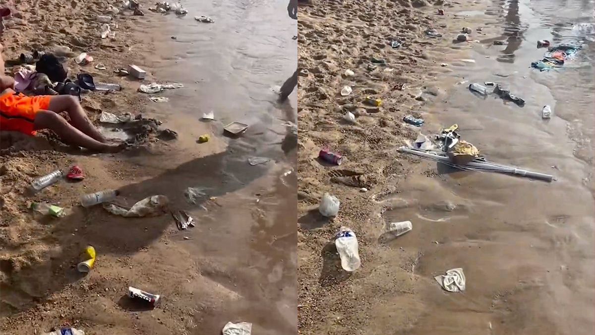 In Oostende zijn ze onderhand wel klaar met toeristen die het strand vervuilen