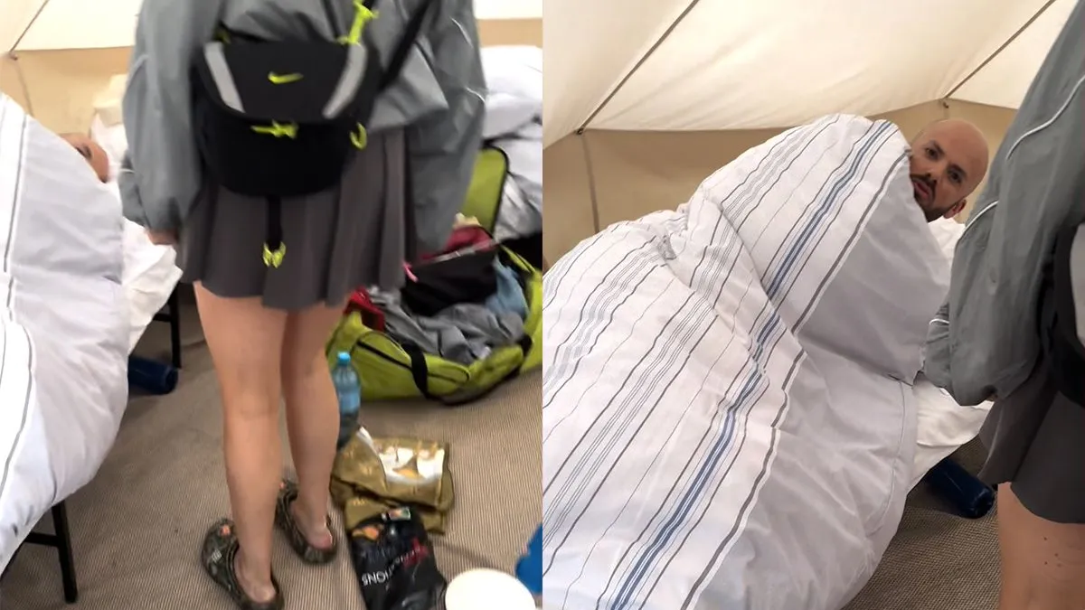 thumb vk knakker op lowlands ziet bedje en gaat slapen maar is niet zijn tentje