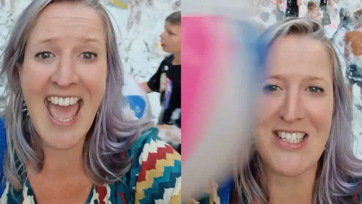 thumb vk mama maakt even een leuk filmpje voor oma van de schuimparty