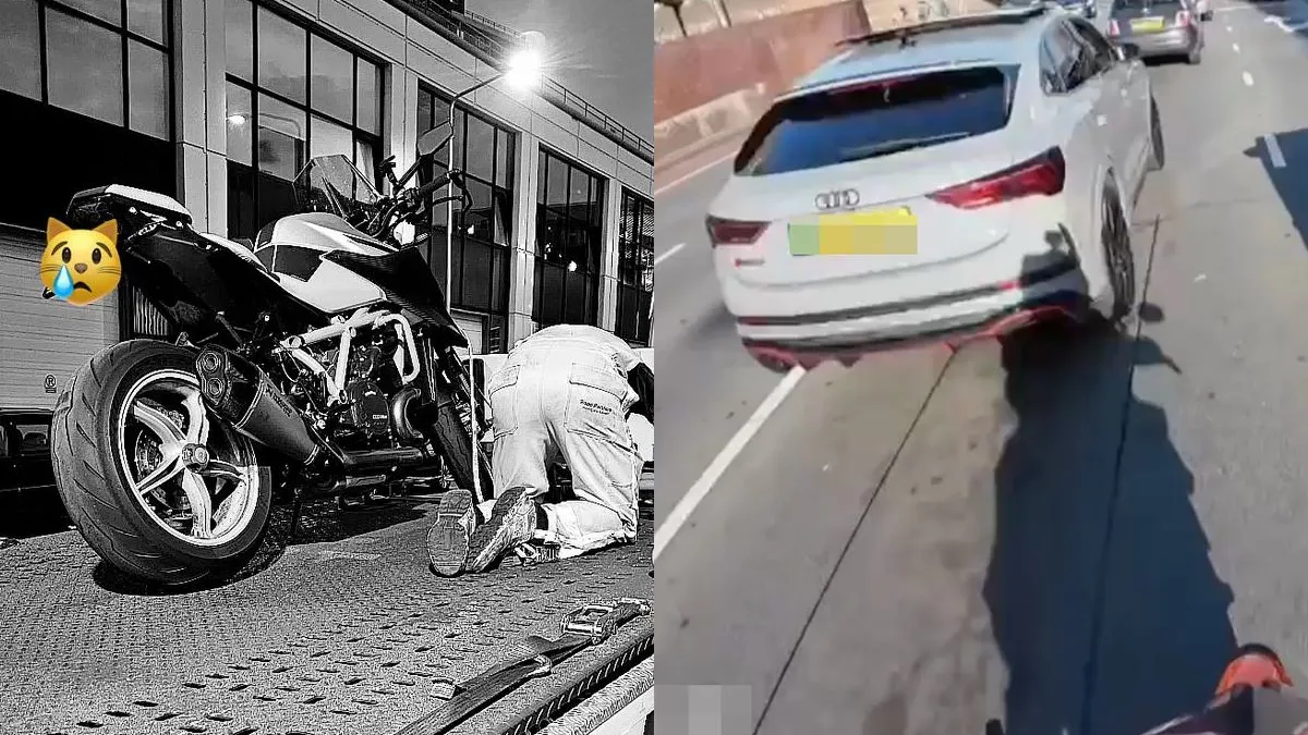 thumb vk motor die met audi rs q3 aan het racen was door bebouwde kom van den haag in beslag genomen