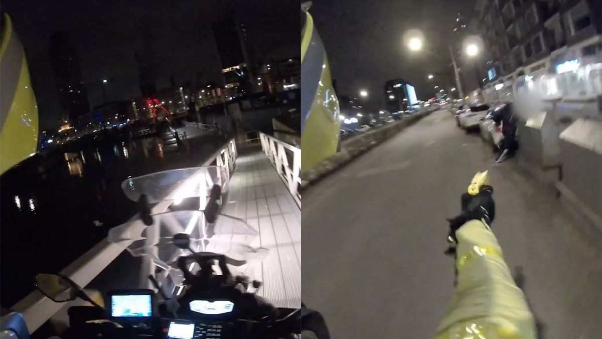 Motoragent in Rotterdam in houdt motordief aan: "Staan blijven of ik taser je"