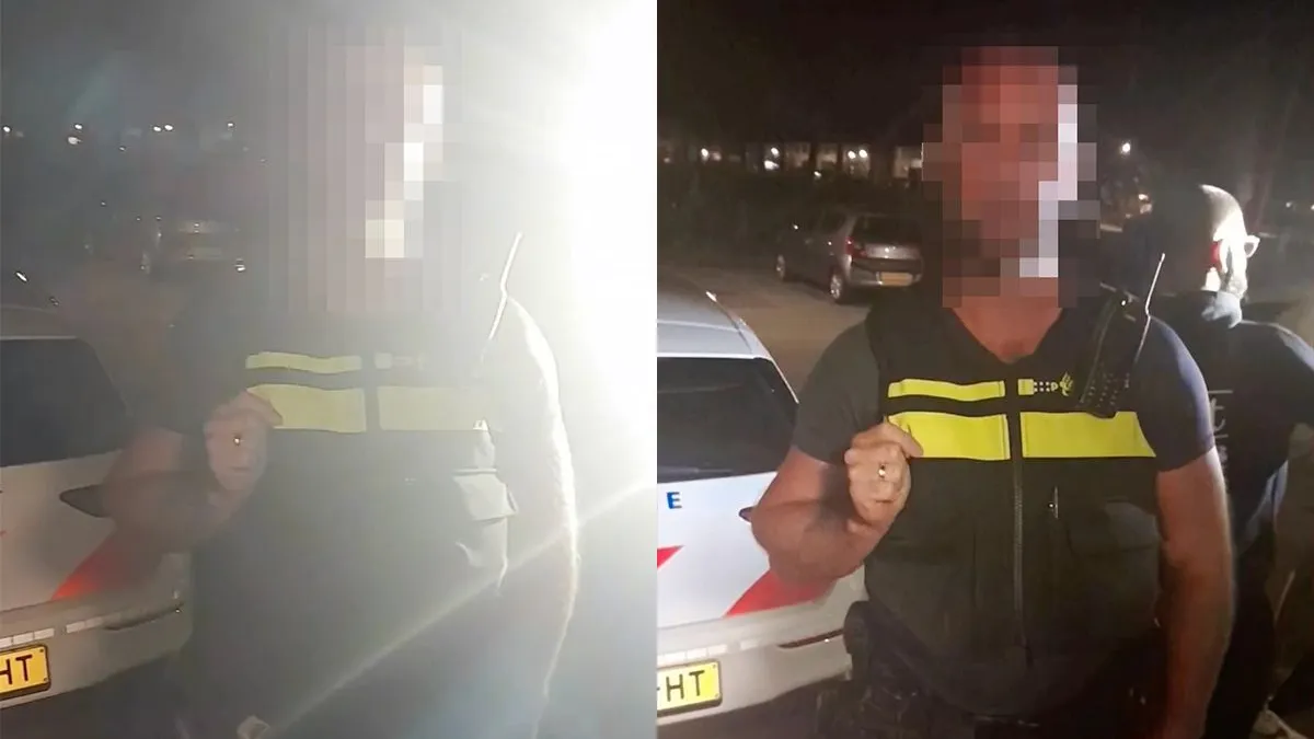 thumb vk agent blijft heel rustig terwijl iemand bloed onder zijn nagels vandaan haalt