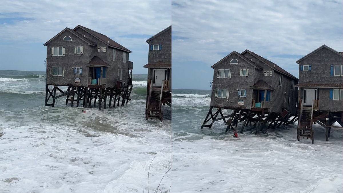 Dat was een huis in de zee, nu is het geschiedenis