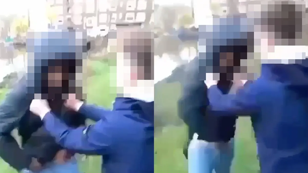 thumb vk heel bizar kind trekt pistool tijdens potje matten
