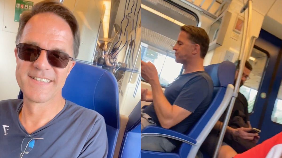 Markie 's niet barkie' Rutte zal waarschijnlijk binnenkort niet meer met de trein gaan