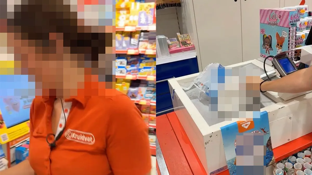 thumb vk medewerker van kruidvat komt erachter dat niet elke klant heel schoon is