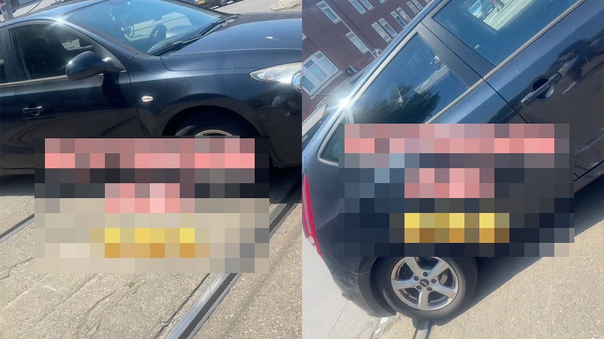 Ondertussen in Rotterdam Zuid: Altijd en overal dichtbij parkeren...