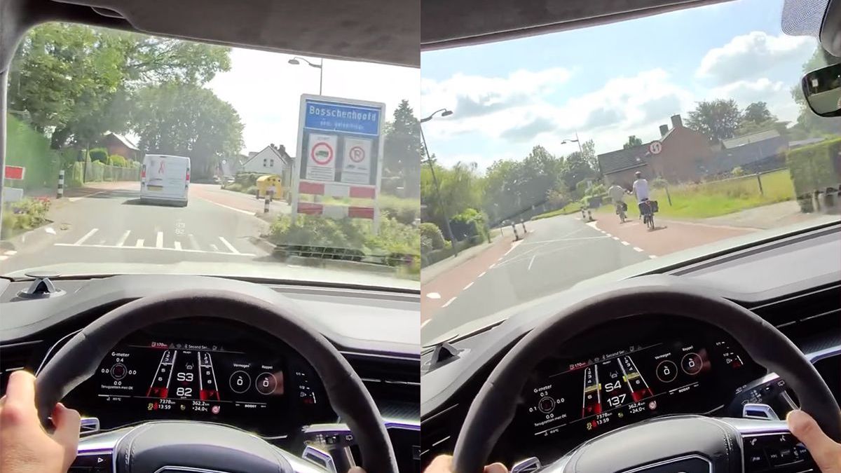 thumb vk audi knalt met ruim 130 kmu door dorpje bosschenhoofd in noord brabant