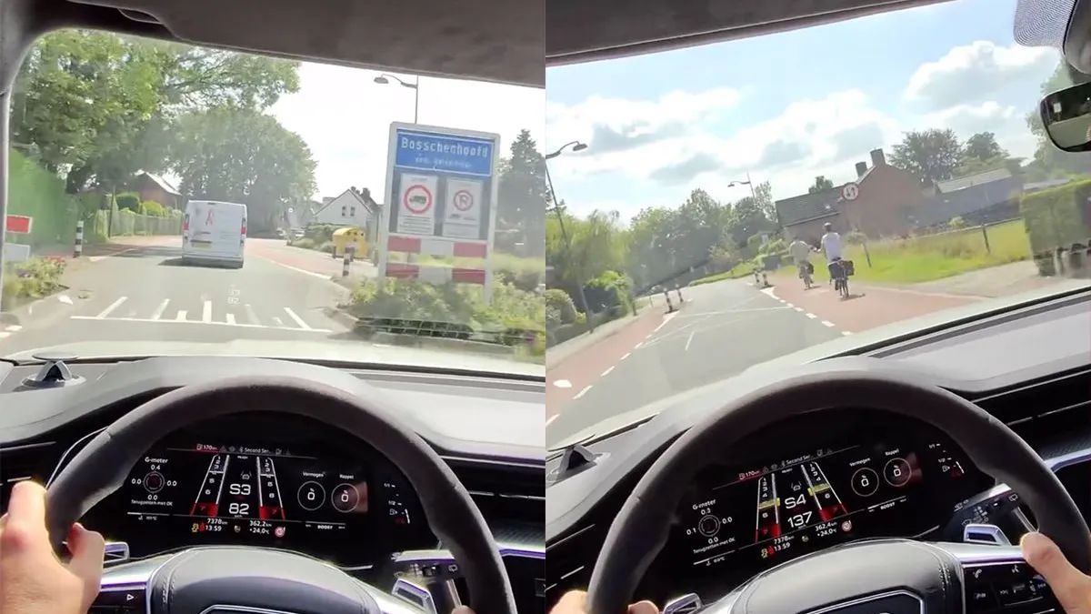 thumb vk audi knalt met ruim 130 kmu door dorpje bosschenhoofd in noord brabant