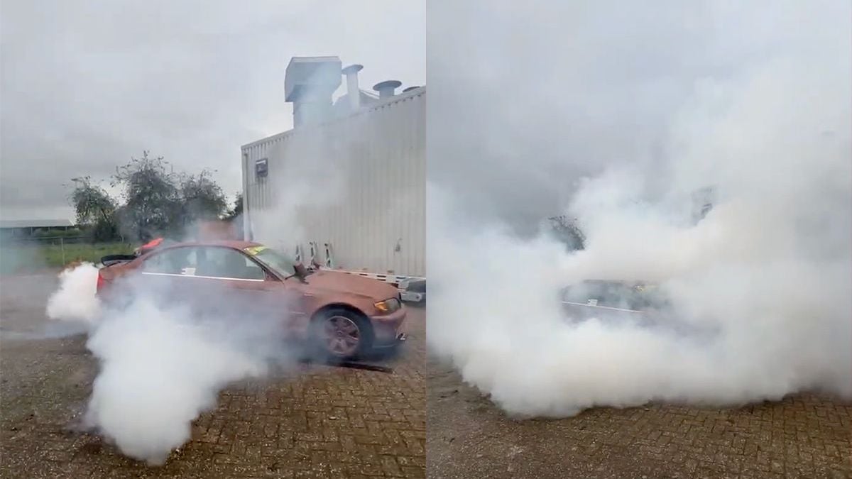 Banden oproken en auto slopen doe je zo