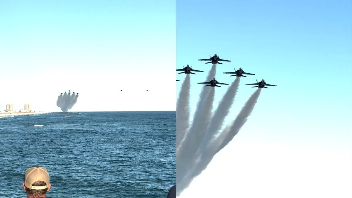thumb vk blauwe lucht blauwe zee en blue angels zorgen voor schitterend gezicht