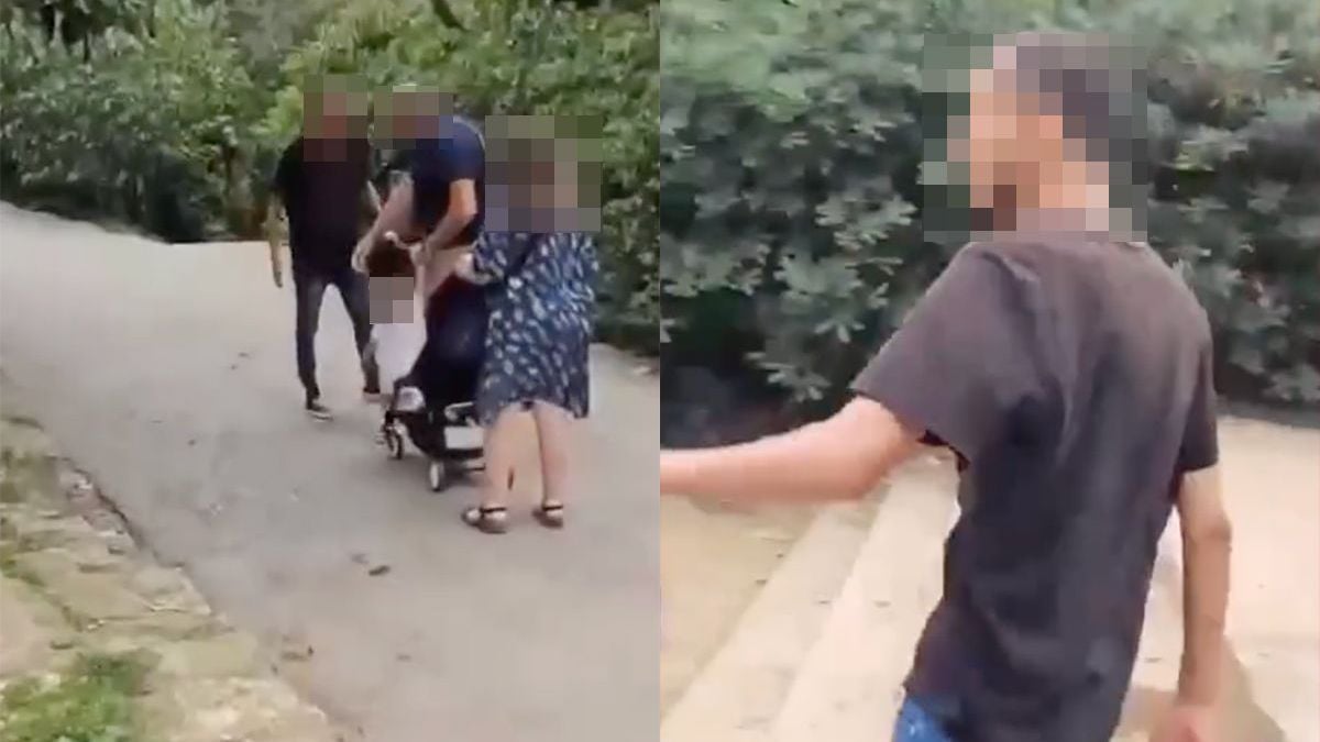 Boosmaak video van de dag: Man slaat baby in parkje in Barcelona