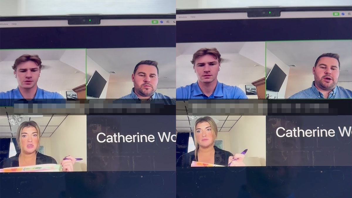 Gen Z-medewerker kan heel goed multitasken tijdens online meeting