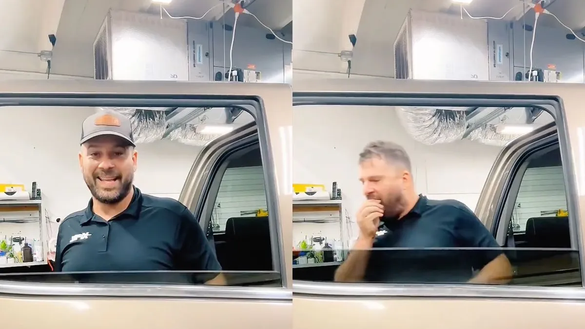 thumb vk monteur trots op zijn werk maar kan daarna naar de tandarts