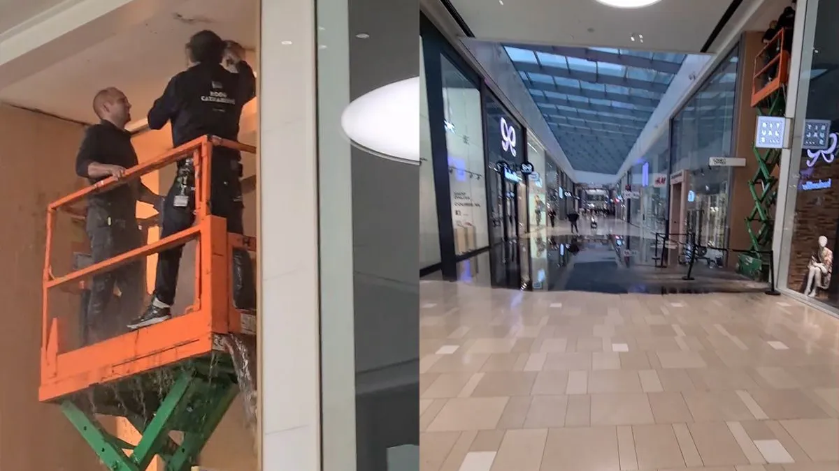 thumb vk smurrie uit het dak van winkelcentrum hoog catharijne