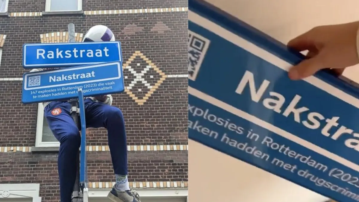 thumb vk zogenaamde rotterdamse drugs straatborden zijn een gewild item en hangen al in studentenhuis