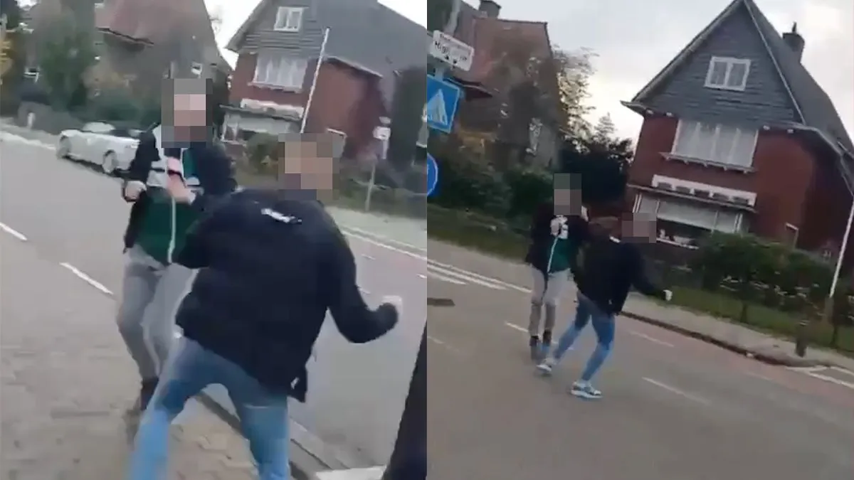 thumb vk zonder stoplicht op groen is er in almelo ook wat te doen matpartij op straat
