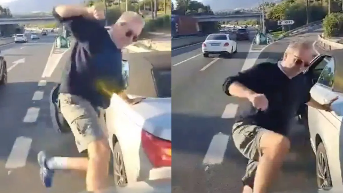 thumb road rage spain