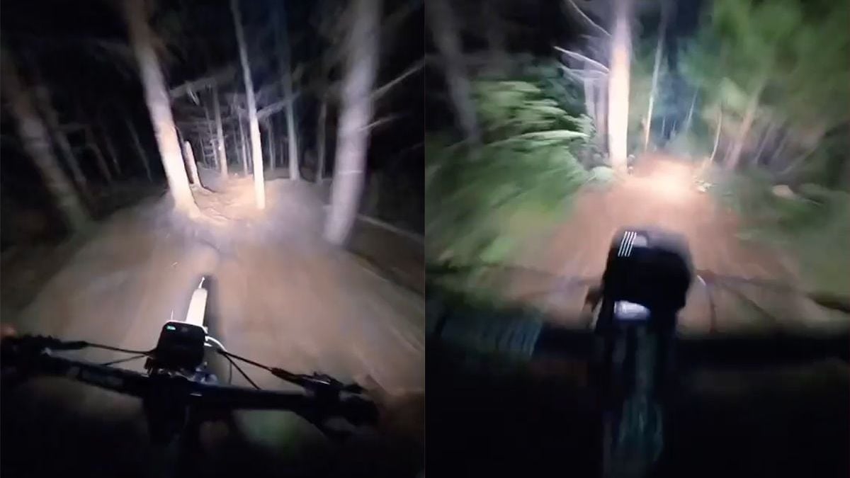 Downhill gaan op deze manier is niet weggelegd voor bange mensen