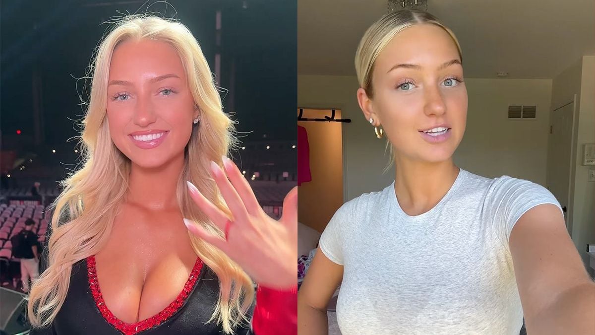 Ring girl Sydney Thomas gaat viraal en is de echte winnaar van partij tussen Jake Paul en Mike Tyson