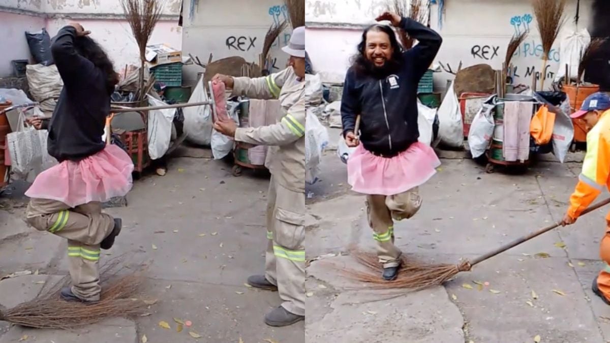 Als de straatveegploeg een tutu-tje heeft gevonden