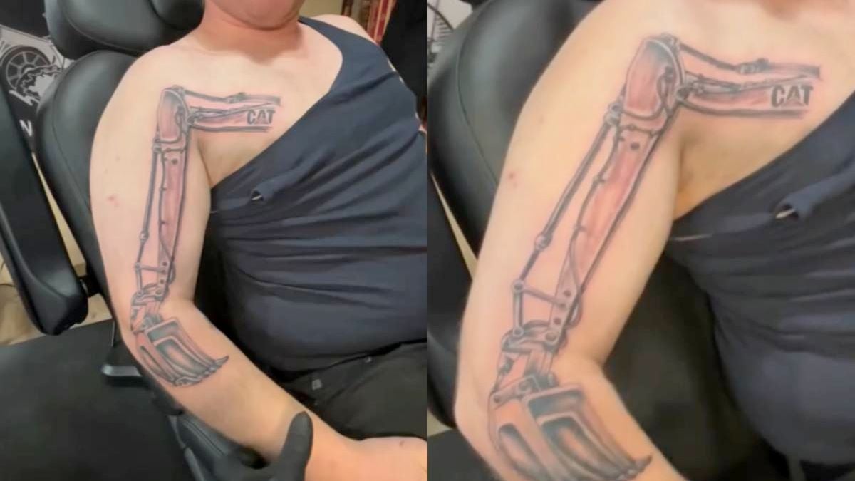 Nieuwe tattoo verraadt al een beetje wat voor beroep Duitser heeft