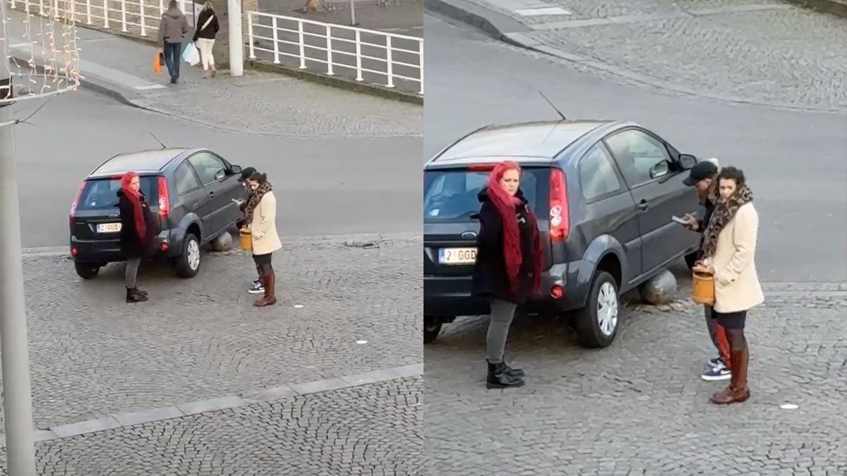 Dames hebben parkeerplek in Maastricht gevonden, maar daar mag je niet parkeren