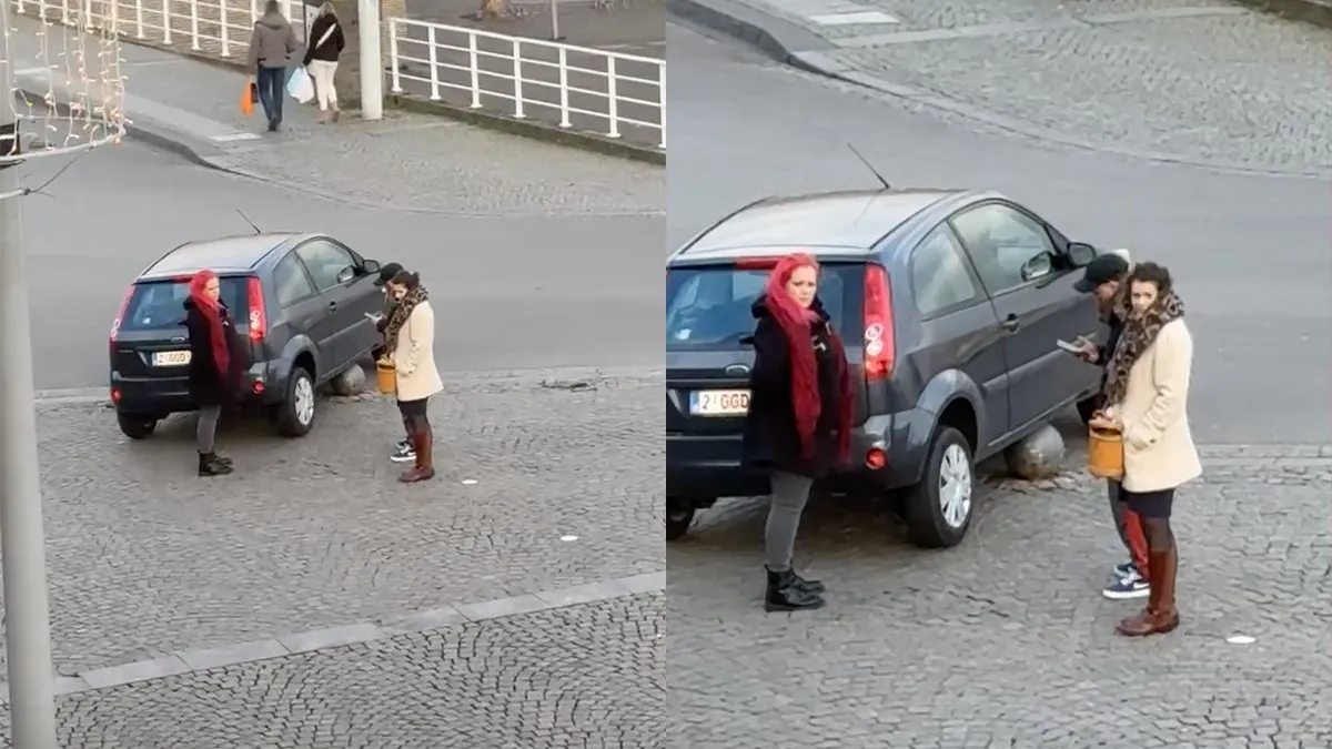 thumb vk dames hebben parkeerplek in maastricht gevonden maar daar mag je niet parkeren